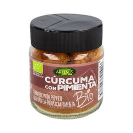 ARTEMIS BIO Cúrcuma con Pimienta XL Especia 80Gr Bio Vegan