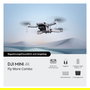 DJI Mini 4K Fly More Combo, Dron Plegable 4K/12MP, GPS, 31 Min Vuelo, 16 m/s, 15700 m Alcance, RTF, Color Gris