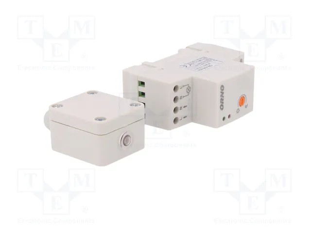 ORNO Interruptor de crepúsculo para raíl DIN 230VAC SPST-NO 20A
