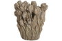DKD Home Decor Jarron Shabby Gris Cemento 27 x 32 x 29 cm