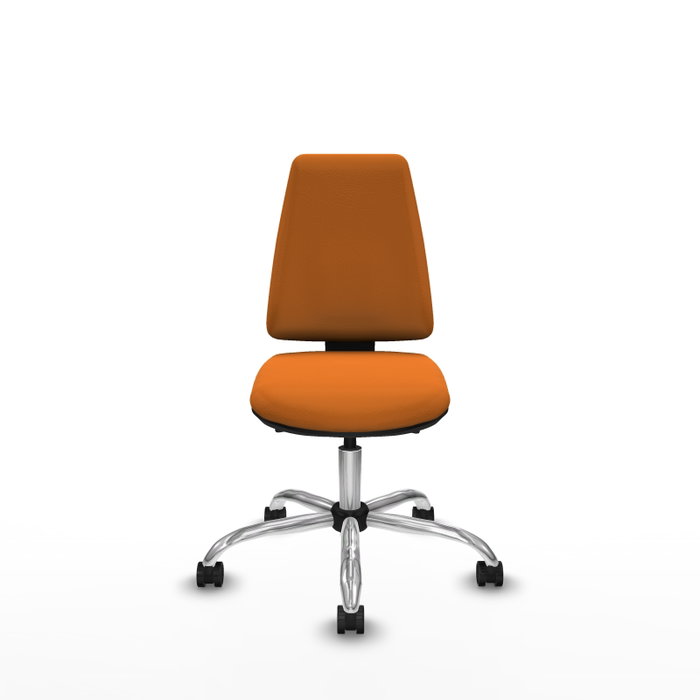 PIQUERAS Y CRESPO Silla de oficina Elche Naranja sin brazos