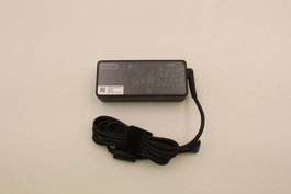 Lenovo AC_ADAPTER,Round,65W,3P,Black Adaptador de Corriente USB Type-C 65W para Portátiles y Tablets Lenovo