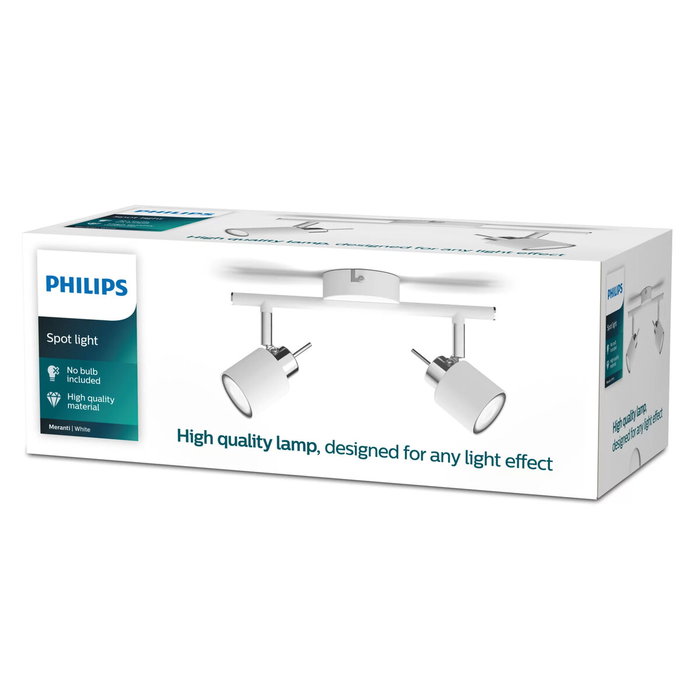 Philips Meranti Lámpara de 2 focos GU10 Blanco