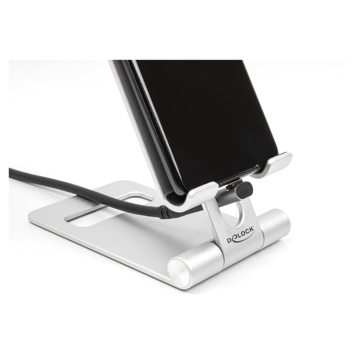 DeLOCK Adaptador USB-C a USB-C 40 Gbps PD 3.1 240W Angular Antracita