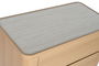 DKD Home Decor Chifonier Moderno Gris Claro Natural 4 Cajones 40 x 100 x 76 cm