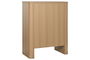 DKD Home Decor Chifonier Moderno Gris Claro Natural 4 Cajones 40 x 100 x 76 cm