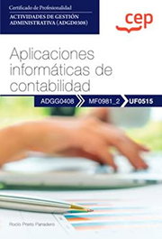 CEP EDITORIAL Manual. Aplicaciones informáticas de contabilidad (UF0516)