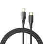 Vention TAUBF Cable USB 2.0 Tipo-C a Tipo-C, 3A, 480Mbit/s, 1 Metro, Negro