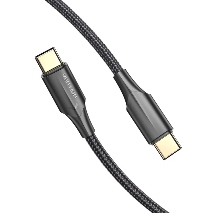 Vention TAUBF Cable USB 2.0 Tipo-C a Tipo-C, 3A, 480Mbit/s, 1 Metro, Negro