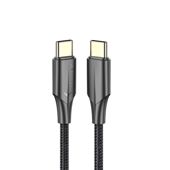 Vention TAUBF Cable USB 2.0 Tipo-C a Tipo-C, 3A, 480Mbit/s, 1 Metro, Negro