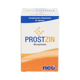 NEO Prostzin Neo 45 Cápsulas - Suplemento para la próstata con Calabaza y Zinc