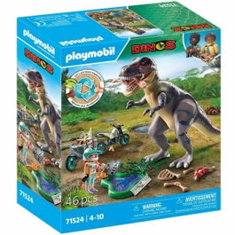 Playmobil Explorador con moto y tiranosaurio 71524