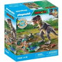 Playmobil Explorador con moto y tiranosaurio 71524
