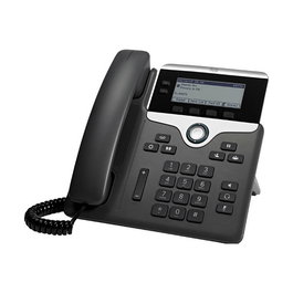 Cisco Teléfono IP 7811 - Terminal con conexión por cable, 1 línea, pantalla LED de 8,33 cm (3.28"), Negro/Plata, escritorio/pared, soporte PoE