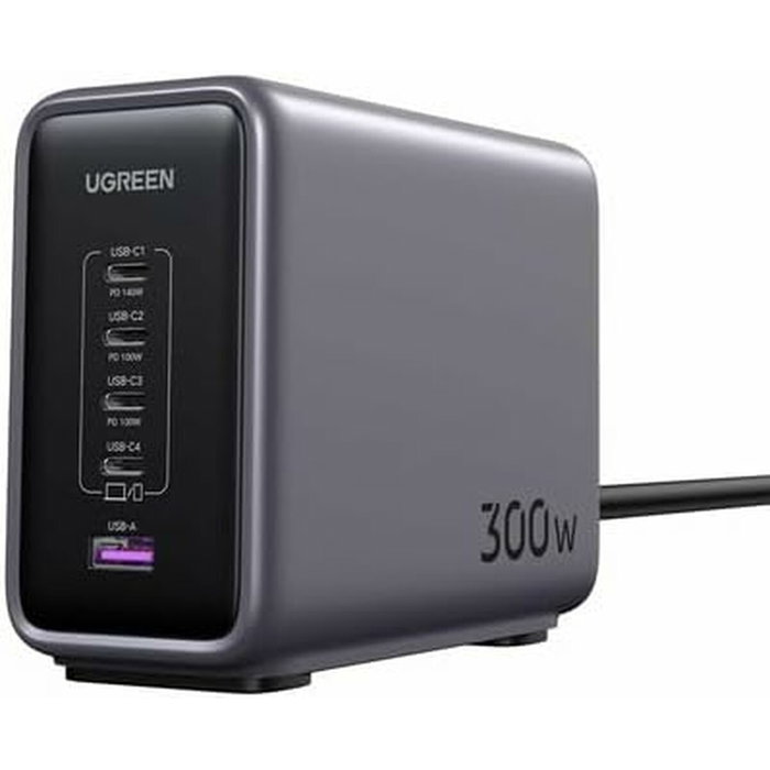 UGREEN Nexode 300W Cargador Rápido de 5 Puertos GaN 90903B