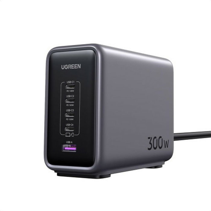 UGREEN Nexode 300W Cargador Rápido de 5 Puertos GaN 90903B