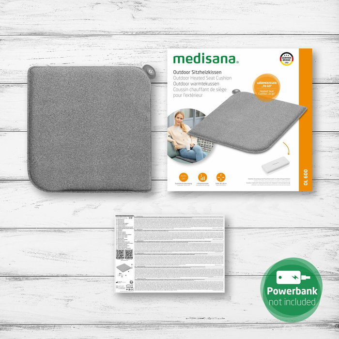Manta Eléctrica Medisana 60276 Gris Poliéster Fieltro Manta Eléctrica Medisana 60276 Gris Poliéster Fieltro