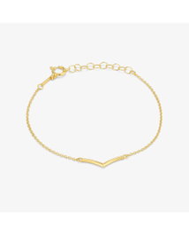 Radiant Pulsera V Gold BASICS Dorada en Acero Inoxidable