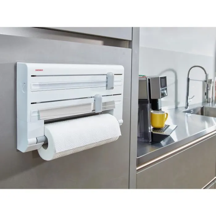 Leifheit Parat ComfortLine dispensador de pared para 3 rollos