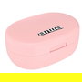 Aiwa Auriculares Bluetooth EBTW-150PK Táctil, Estuche de Carga, Pantalla LED, 2 Micrófonos, Color Rosa