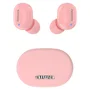 Aiwa EBTW-150PK Auriculares Inalámbricos Bluetooth 5.0 TWS Intraurales Hipergraves para Música y Llamadas con Estuche de Carga, Color Rosa
