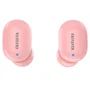 Aiwa EBTW-150PK Auriculares Inalámbricos Bluetooth 5.0 TWS Intraurales Hipergraves para Música y Llamadas con Estuche de Carga, Color Rosa
