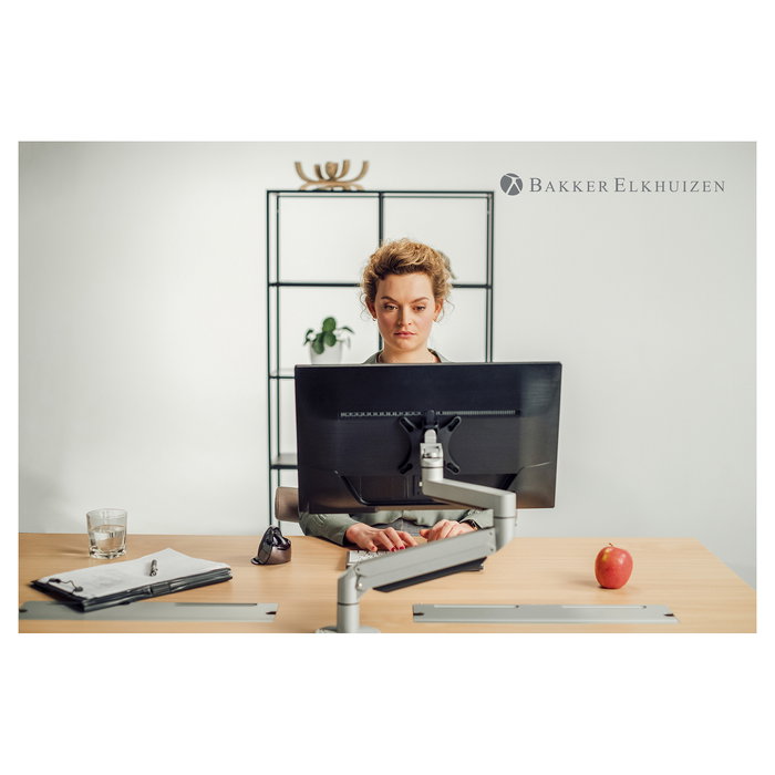 Evoluent BakkerElkhuizen Ratón Vertical Ergónomico para Diestro Inalámbrico RF 3200 DPI 6 Botones Programables Negro/Gris/Plata Plug and Play Windows Mac Linux