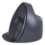 Evoluent BakkerElkhuizen Ratón Vertical Ergónomico para Diestro Inalámbrico RF 3200 DPI 6 Botones Programables Negro/Gris/Plata Plug and Play Windows Mac Linux