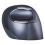 Evoluent BakkerElkhuizen Ratón Vertical Ergónomico para Diestro Inalámbrico RF 3200 DPI 6 Botones Programables Negro/Gris/Plata Plug and Play Windows Mac Linux