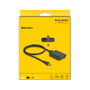 DeLOCK Conmutador HDMI 2x1 8K 60Hz con Cable Integrado 50cm HDCP HDR Negro