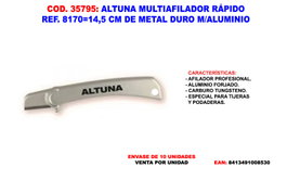 Baja Altuna Mango de repuesto para multiafilador rápido 8170 de 14,5 cm