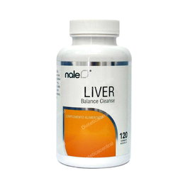NALE Liver Balance Cleanse 120 Cápsulas - Ayuda a la desintoxicación del hígado, regeneración celular y eliminación de tóxicos. Con Alcachofera, Boldo, Desmodio, Cardo Mariano.