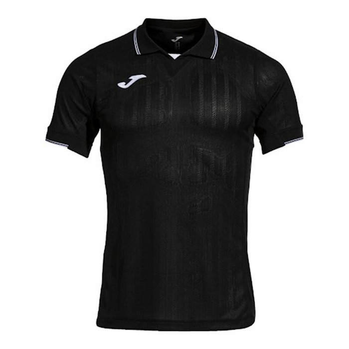 Camiseta Deportiva de Manga Corta Joma Sport Fit One Negro Camiseta Deportiva de Manga Corta Joma Sport Fit One Negro