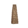 Set de Cajas Organizadoras Apilables Pincello Negro Cartón Rayas (2 Unidades)