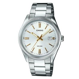 Reloj Mujer Casio LADY DATE - ARGENTEE, GOLD INDEXES (Ø 30 mm) (Ø 32 mm)