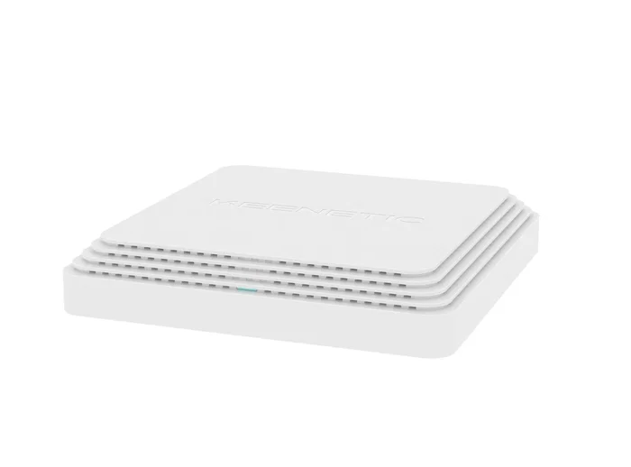 Keenetic Orbiter Pro (KN-2810) Punto de Acceso/Router Wi-Fi 5 Mesh AC1300 1300 Mbps - 2 Puertos Gigabit - PoE - Blanco - Para Montaje en Techo, Pared o Sobremesa