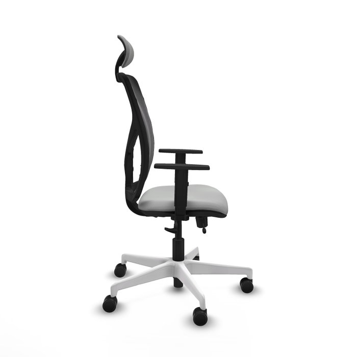 PIQUERAS Y CRESPO Silla de oficina Motilla Gris claro y Negro PIQUERAS Y CRESPO Silla de oficina Motilla Gris claro y Negro
