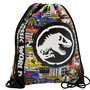 CYP BRANDS Saco Danger Jurassic World 42cm Mochila de Cuerdas de Gran Capacidad para Deportes y Viajes