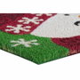 DKD Home Decor Felpudo de Fibra de Coco y PVC con Diseño de Muñeco, Pack de 2