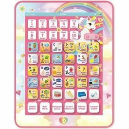 Lexibook Tableta educativa y bilingüe Unicorn - Francés, Inglés