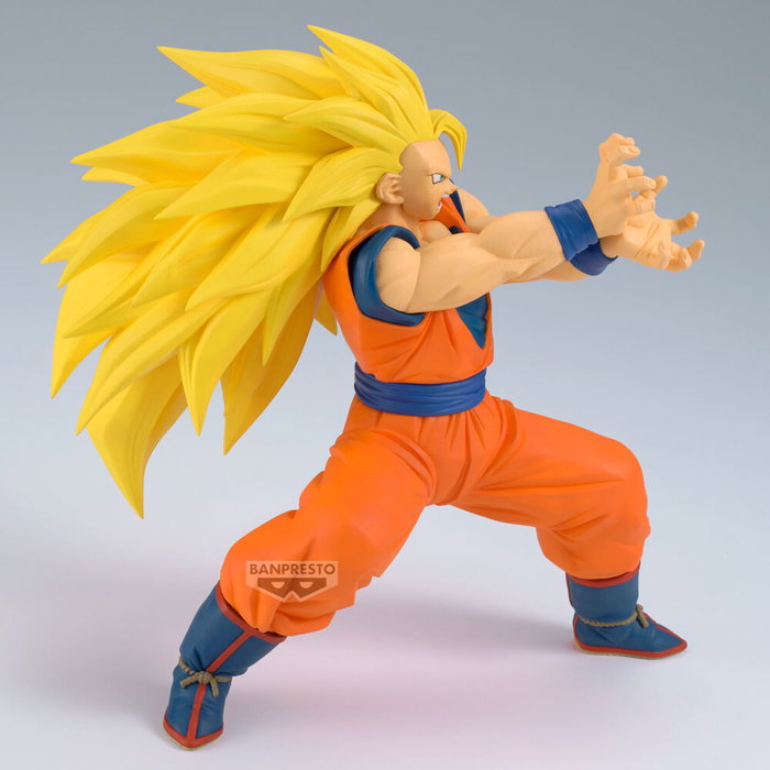 BANPRESTO Figura Super Saiyan 3 Son Goku vs Majin Buu Pure Match Makers Dragon Ball Z 16cm