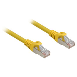 Sharkoon Patchkabel RJ45 Cat.6a SFTP Amarillo 10m