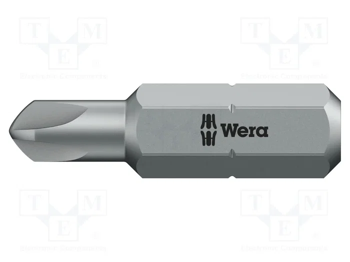WERA Punta de destornillador Torq-Set® TS6 1/4 pulgada 25 mm WERA Punta de destornillador Torq-Set® TS6 1/4 pulgada 25 mm