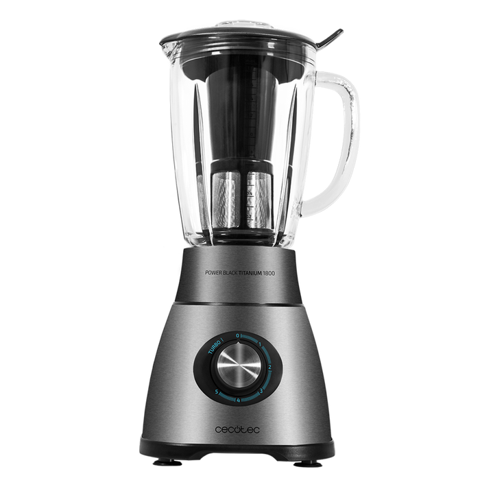 Cecotec Power Black Titanium 1800 Batidora de vaso