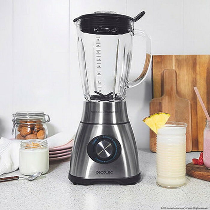 Cecotec Power Black Titanium 1800 Batidora de vaso Negro y Acero inoxidable