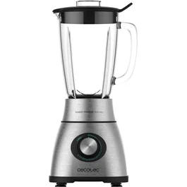 Cecotec Batidora Titanio Negro 2500W 1,8L Bol Cristal Acero Inoxidable