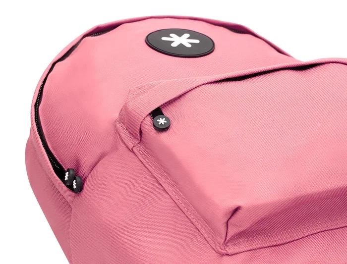 Antartik Mochila Coral con Asa y Bolsillos con Cremallera, Compartimento Portátil 14.1', Antirrobo, 310x160x410 mm