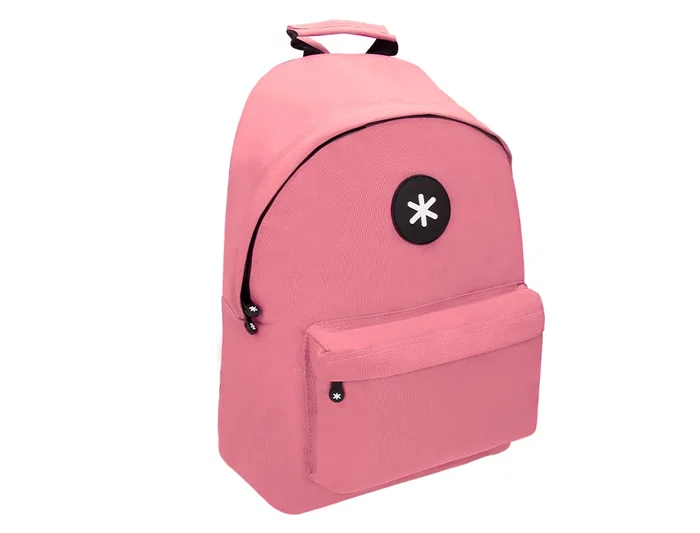 Antartik Mochila Coral con Asa y Bolsillos con Cremallera, Compartimento Portátil 14.1', Antirrobo, 310x160x410 mm