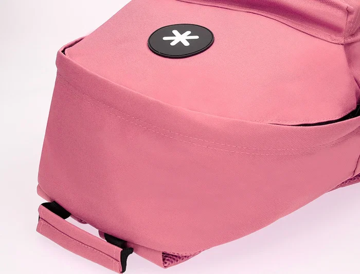 Antartik Mochila Coral con Asa y Bolsillos con Cremallera, Compartimento Portátil 14.1', Antirrobo, 310x160x410 mm