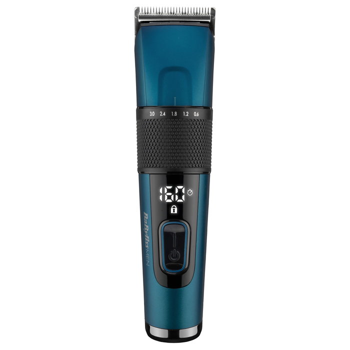 BaByliss Cortapelos Digital Japanese Steel E990E Negro y Verde Azulado